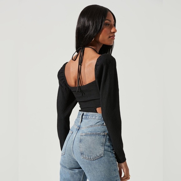 ASTR the label Dionne cutout halter bodysuit - size XS - Picture 3 of 7